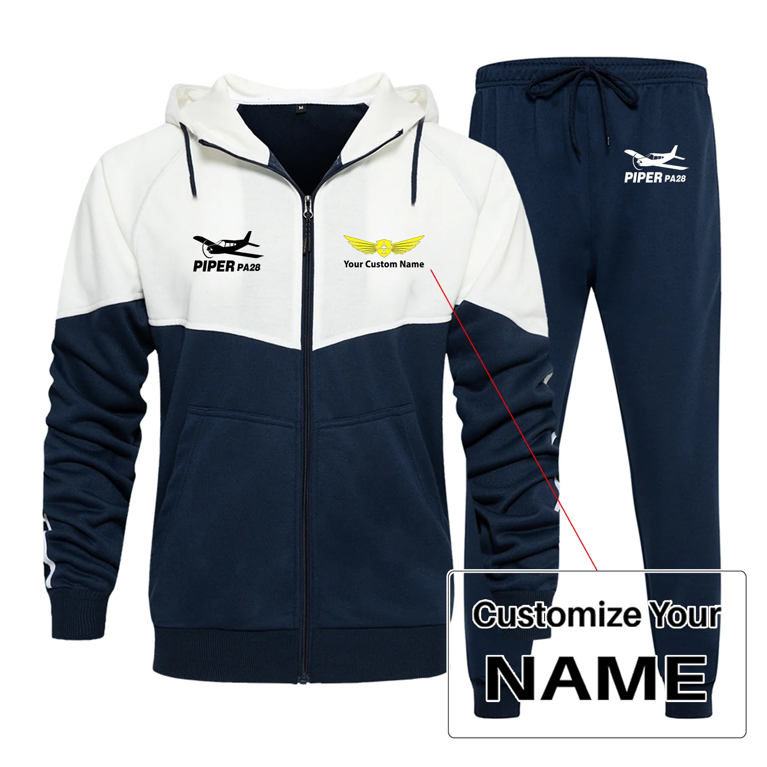 The Piper PA28 Designed Colourful Z. Hoodies & Sweatpants - Image 3