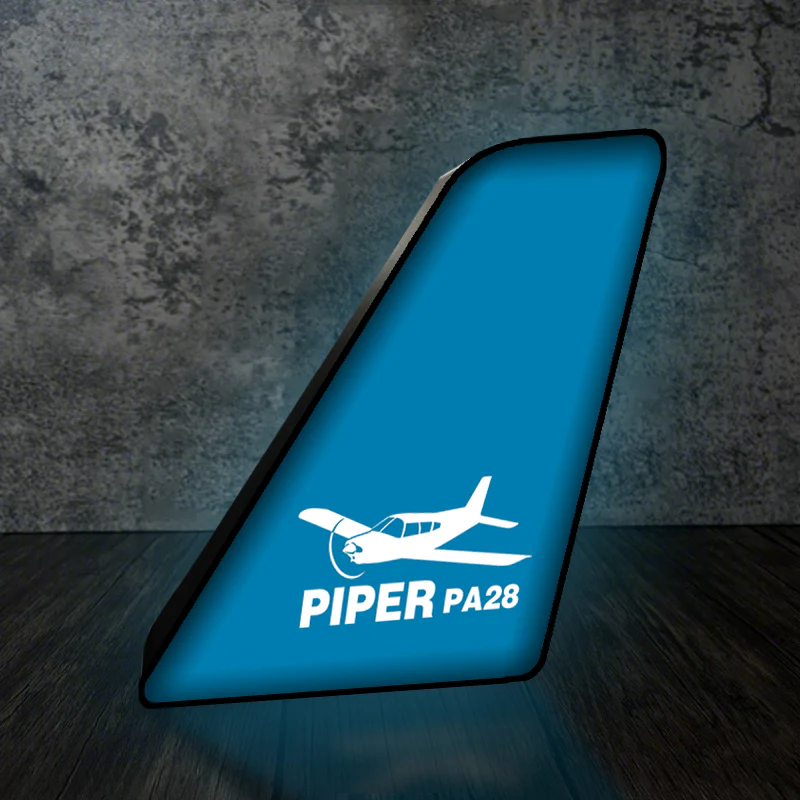 The Piper PA28 Designed Led Aircraft Tail & 3D Lamp - Image 6