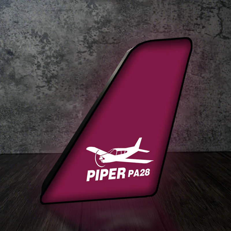 The Piper PA28 Designed Led Aircraft Tail & 3D Lamp - Image 9