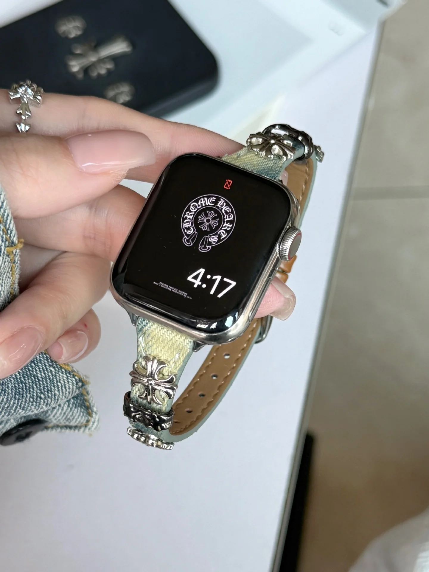 Thin Leather Watch Strap For Apple Watch Ultra Band - Image 13