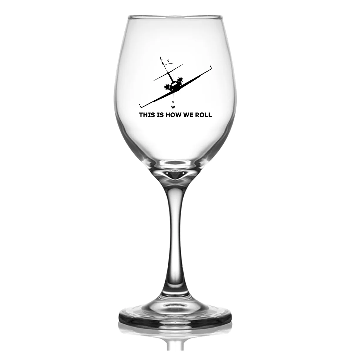 This is How We Roll Designed Wine Glasses - Image 2