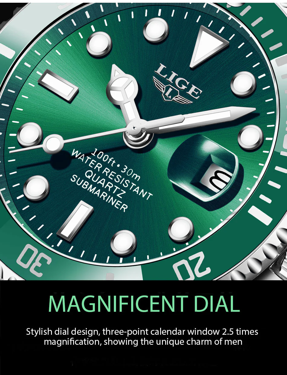 Top Brand Luxury Fashion Diver Watch - Image 3