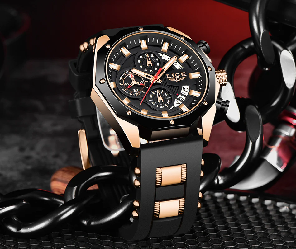 Top Brand Luxury Silicone Sport Watch Quartz Men Watche - Image 15