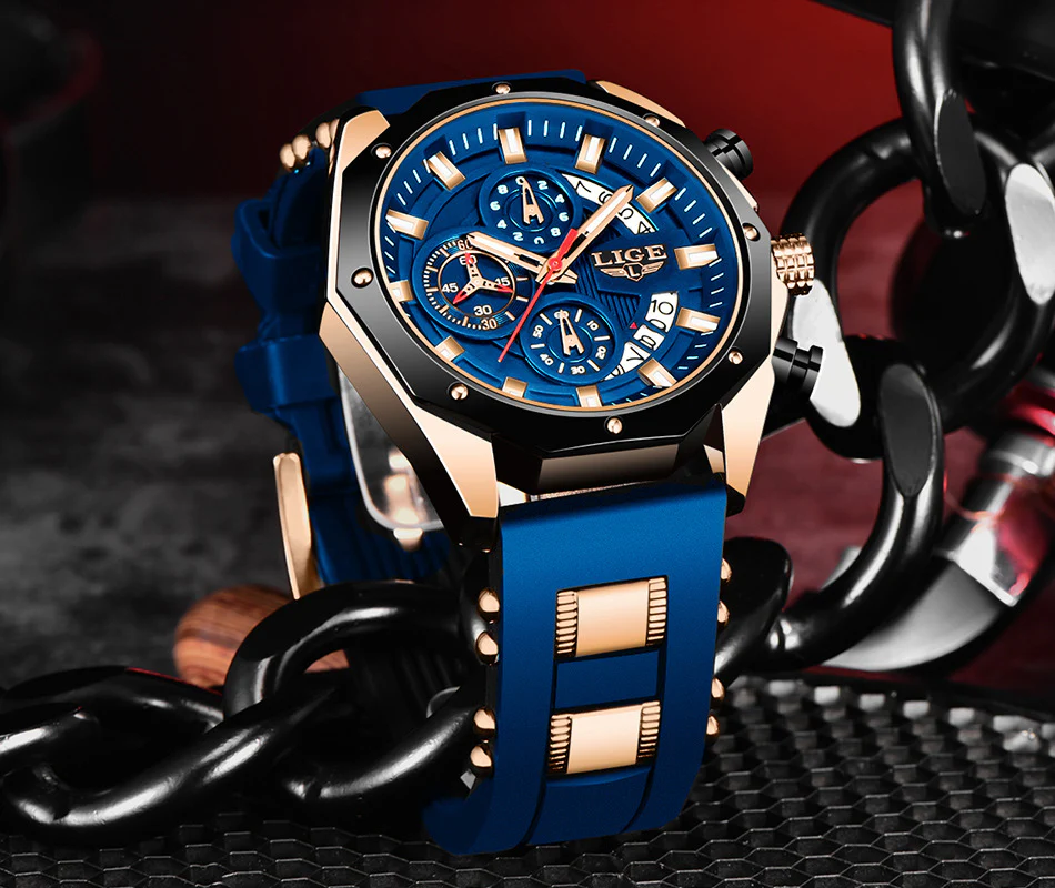 Top Brand Luxury Silicone Sport Watch Quartz Men Watche - Image 17