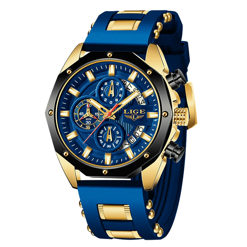 Top Brand Luxury Silicone Sport Watch Quartz Men Watche - Image 24