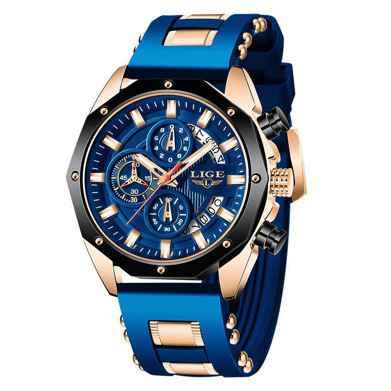 Top Brand Luxury Silicone Sport Watch Quartz Men Watche - Image 27