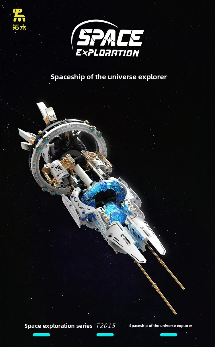 Topwood Universal Explorer Spaceship Electric Building Blocks - Image 8