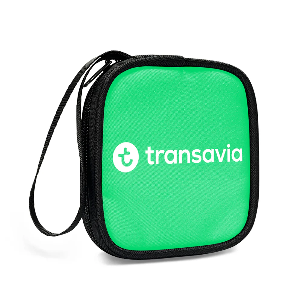 Transavia France Airlines Designed Portable Headphone Bag - Image 3