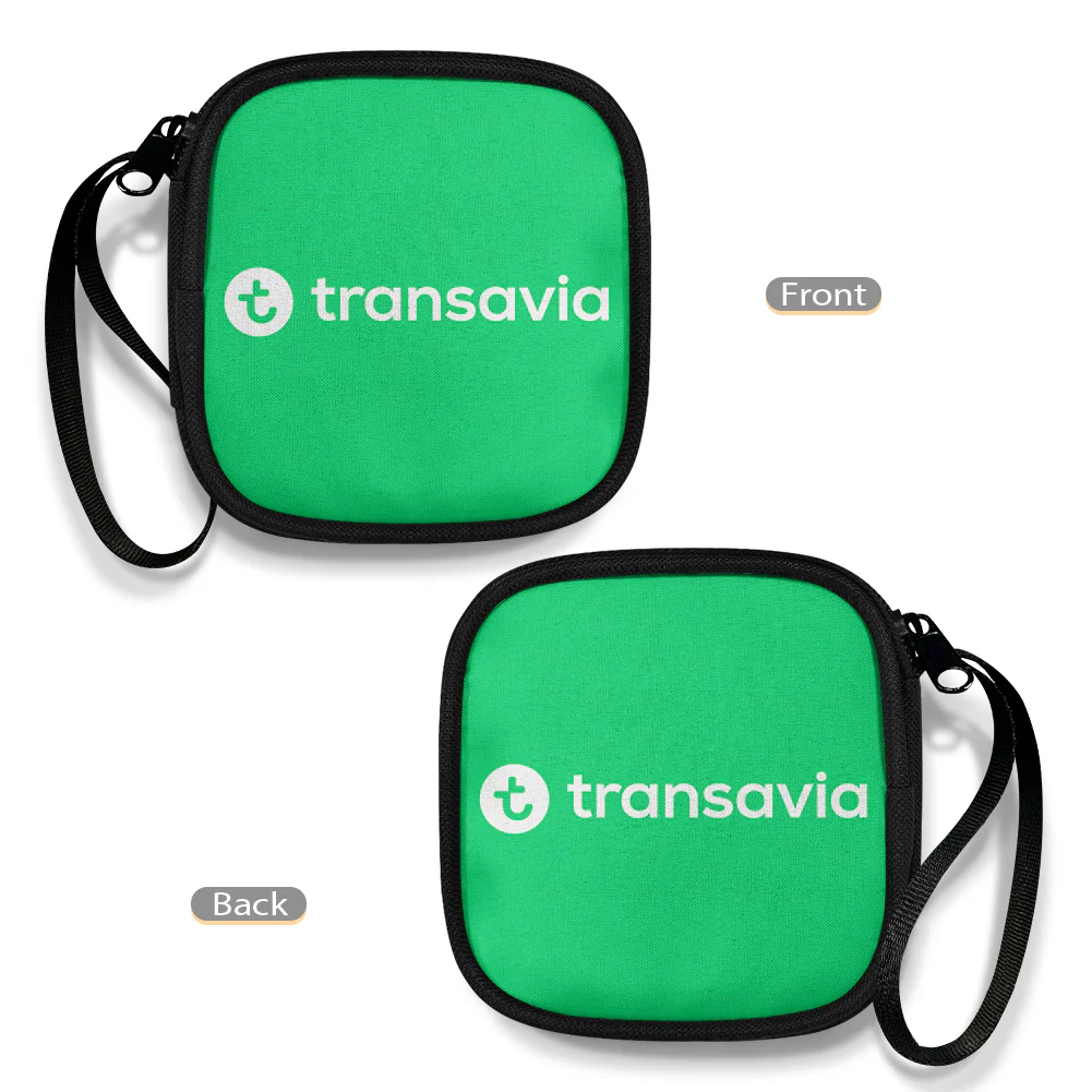 Transavia France Airlines Designed Portable Headphone Bag - Image 4