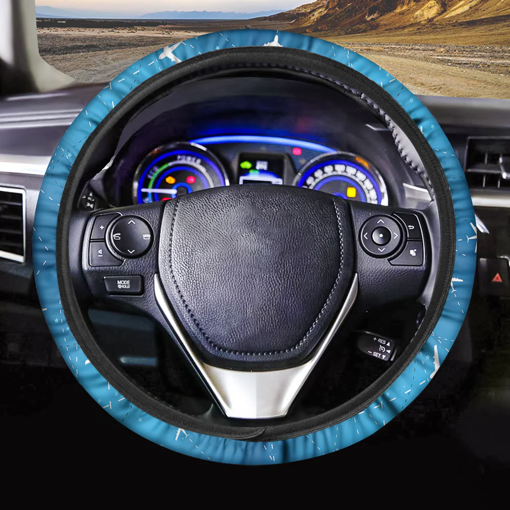Travelling with Aircraft Designed Car Steering Wheel Cover