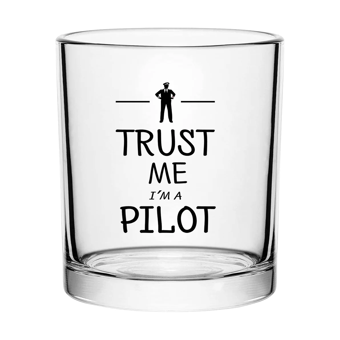 Trust Me I'm a Pilot Designed Special Whiskey Glasses - Image 2