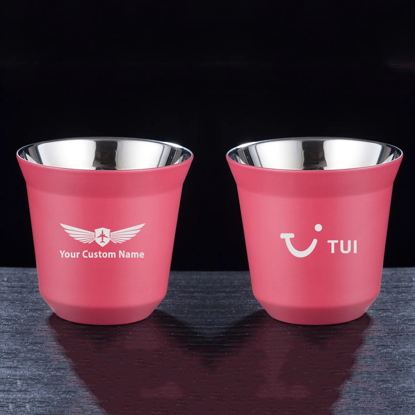 TUI Airlines Designed Double Wall Stainless Steel Coffee Mugs - Image 11