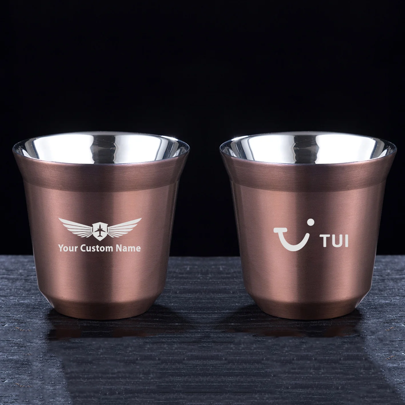 TUI Airlines Designed Double Wall Stainless Steel Coffee Mugs - Image 7