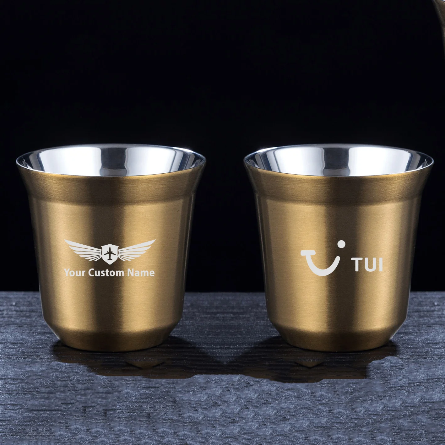 TUI Airlines Designed Double Wall Stainless Steel Coffee Mugs - Image 9