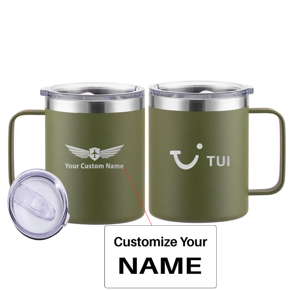 TUI Airlines Designed Stainless Steel Laser Engraved Mugs - Image 7