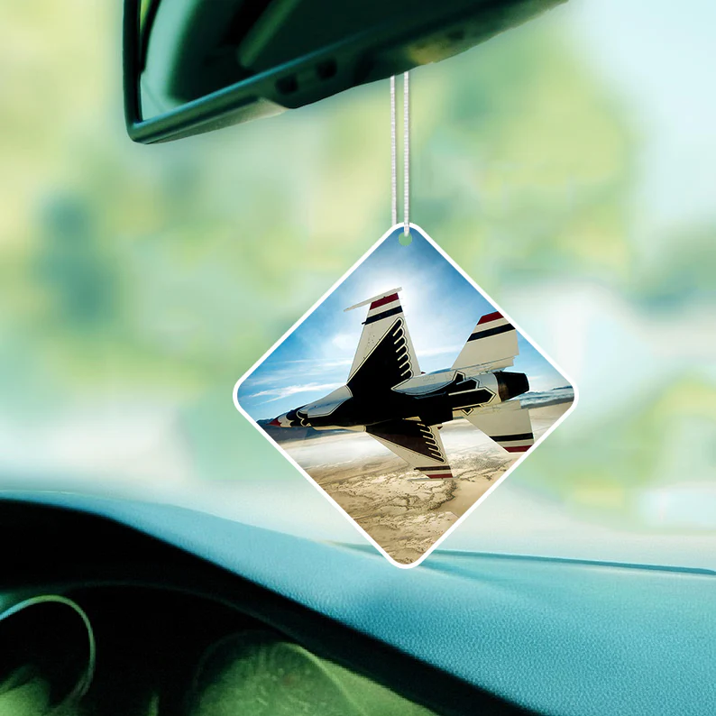 Turning Right Fighter Jet 16 Designed Car Air Fresheners