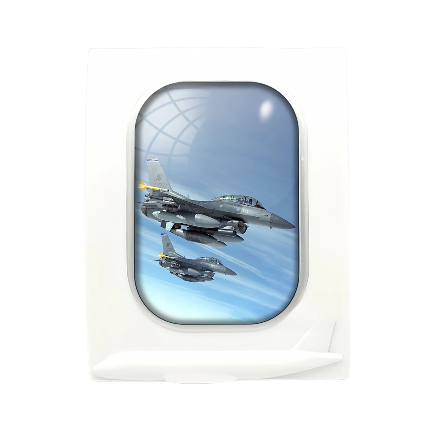 Two Fighter Jets Designed Airplane Window Photo Frame - Image 4