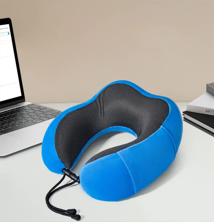 U Shaped Memory Foam Neck Pillow For Travel Cervical Healthcare - Image 2
