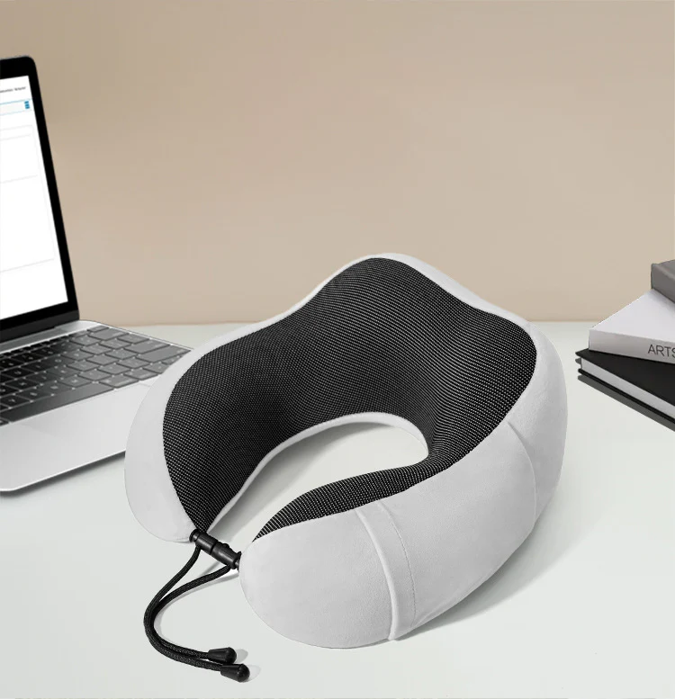 U Shaped Memory Foam Neck Pillow For Travel Cervical Healthcare - Image 3
