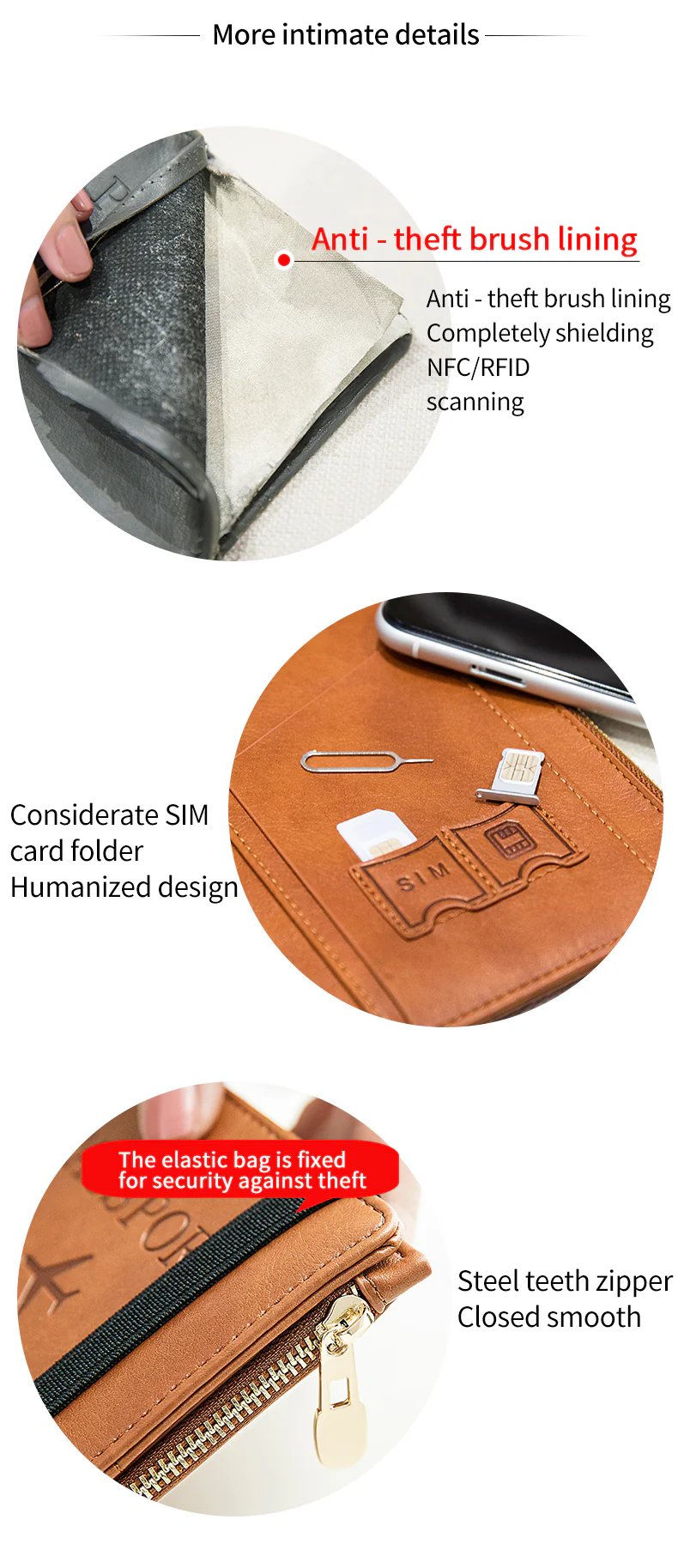 Ultra-Thin RFID Passport  ID Document Holder - Image 10