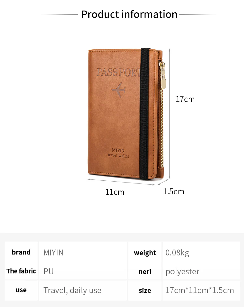 Ultra-Thin RFID Passport  ID Document Holder - Image 11