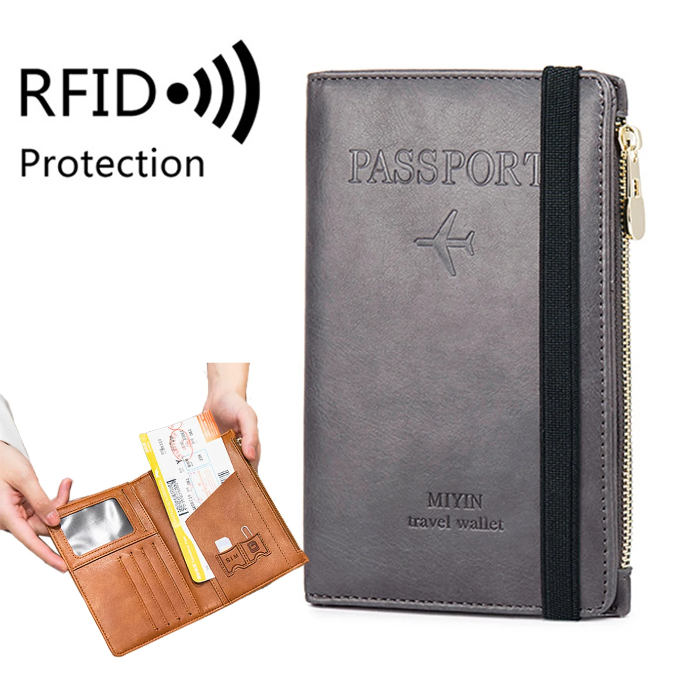 Ultra-Thin RFID Passport  ID Document Holder - Image 4