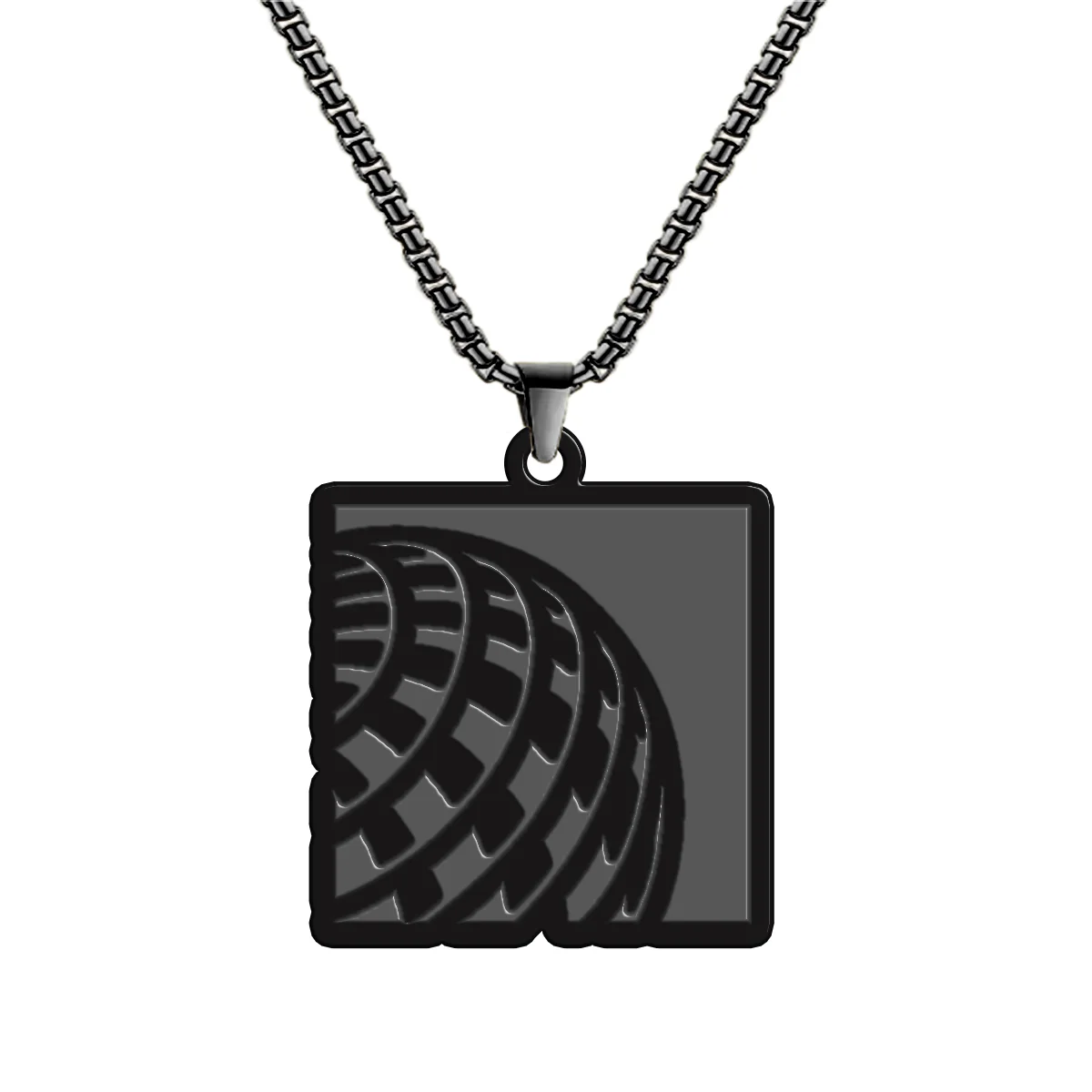 United Airlines Designed Hollow Necklace - Image 4