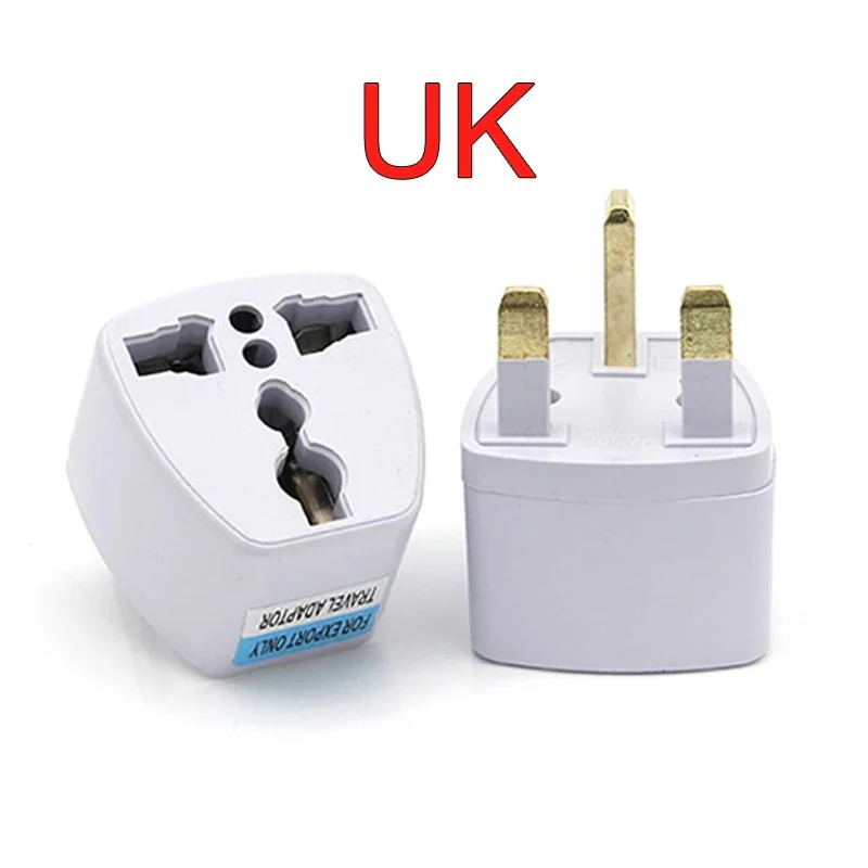 Universal US/UK/AU-to-EU Travel Power Adapter (2 Round Pin Socket) - Image 4
