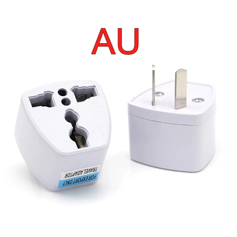 Universal US/UK/AU-to-EU Travel Power Adapter (2 Round Pin Socket) - Image 5