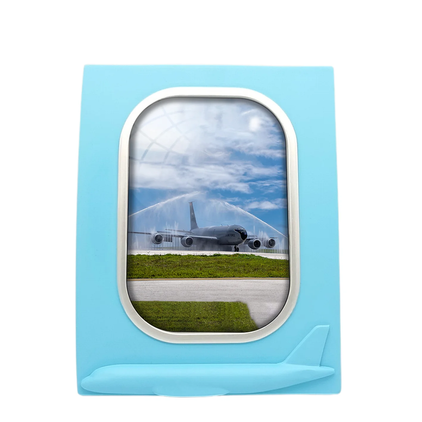 US Air Force Big Jet Designed Airplane Window Photo Frame