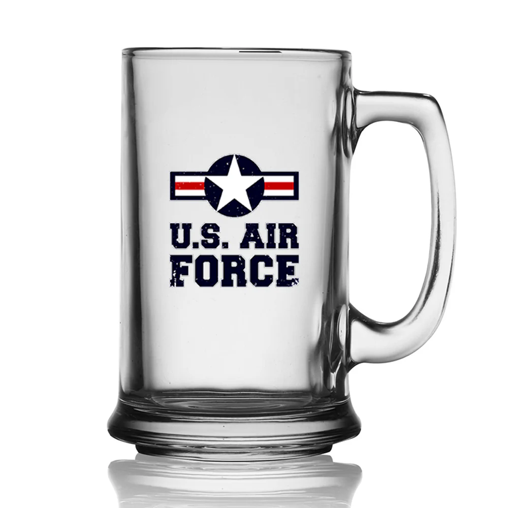 US Air Force Designed Beer Glass with Holder - Image 2