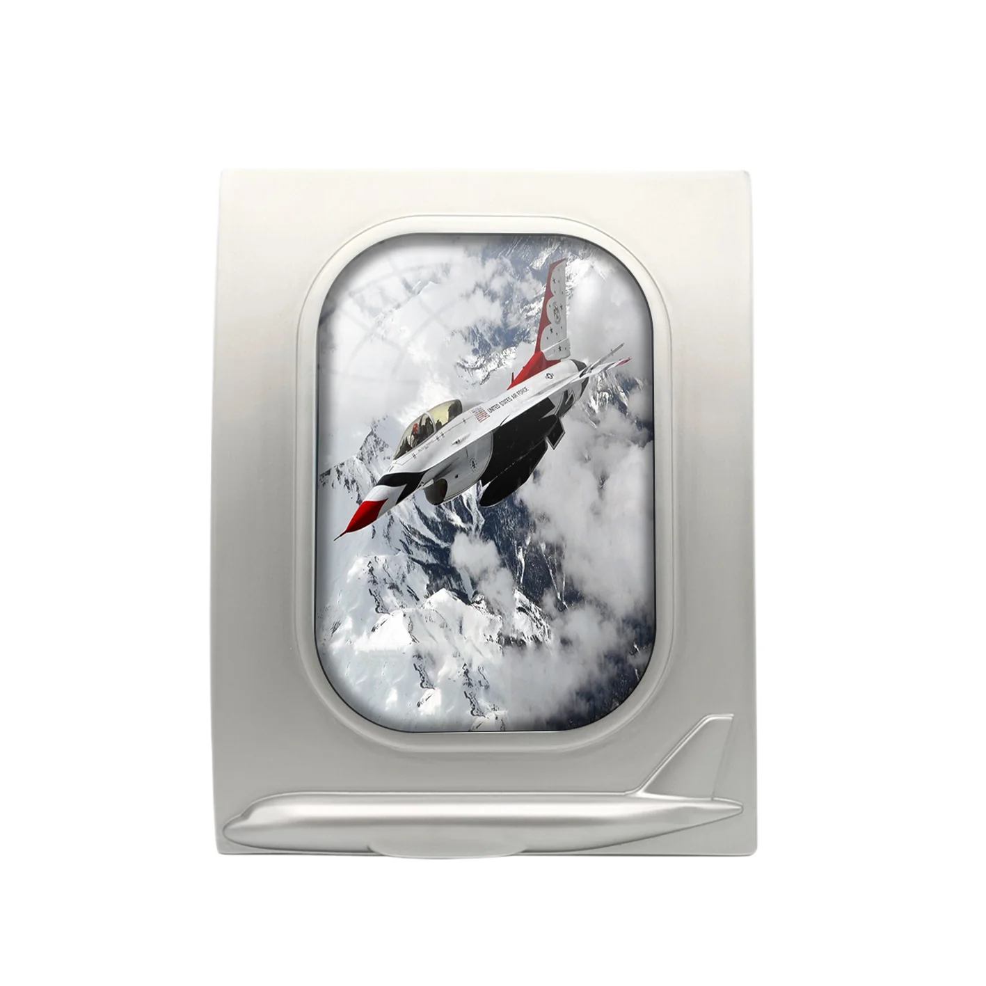 US Air Force Show Fighter Jet 16 Designed Airplane Window Photo Frame - Image 2