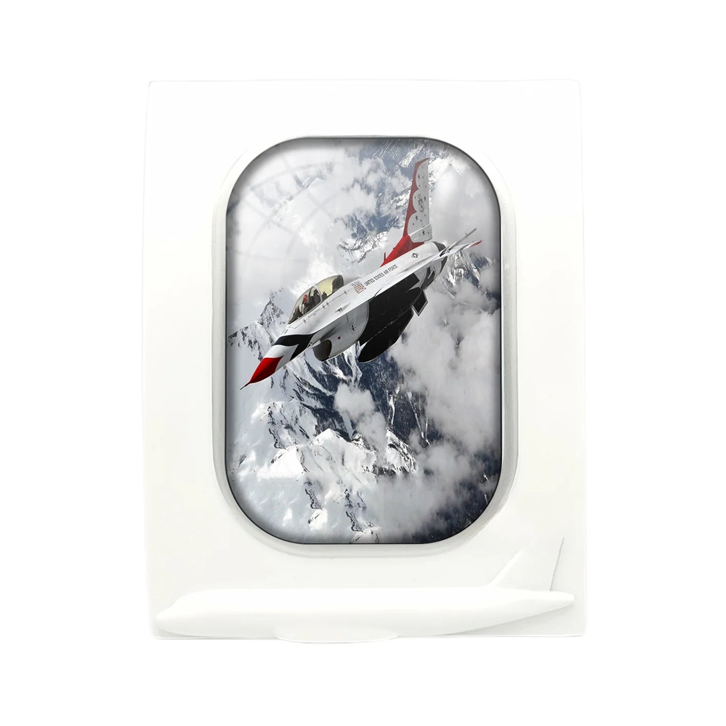 US Air Force Show Fighter Jet 16 Designed Airplane Window Photo Frame - Image 4