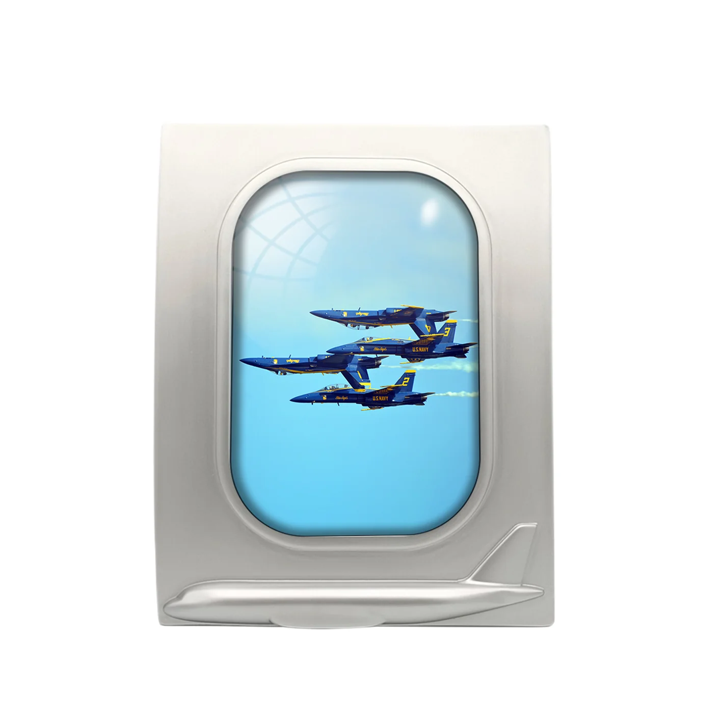 US Navy Blue Angels Designed Airplane Window Photo Frame - Image 2