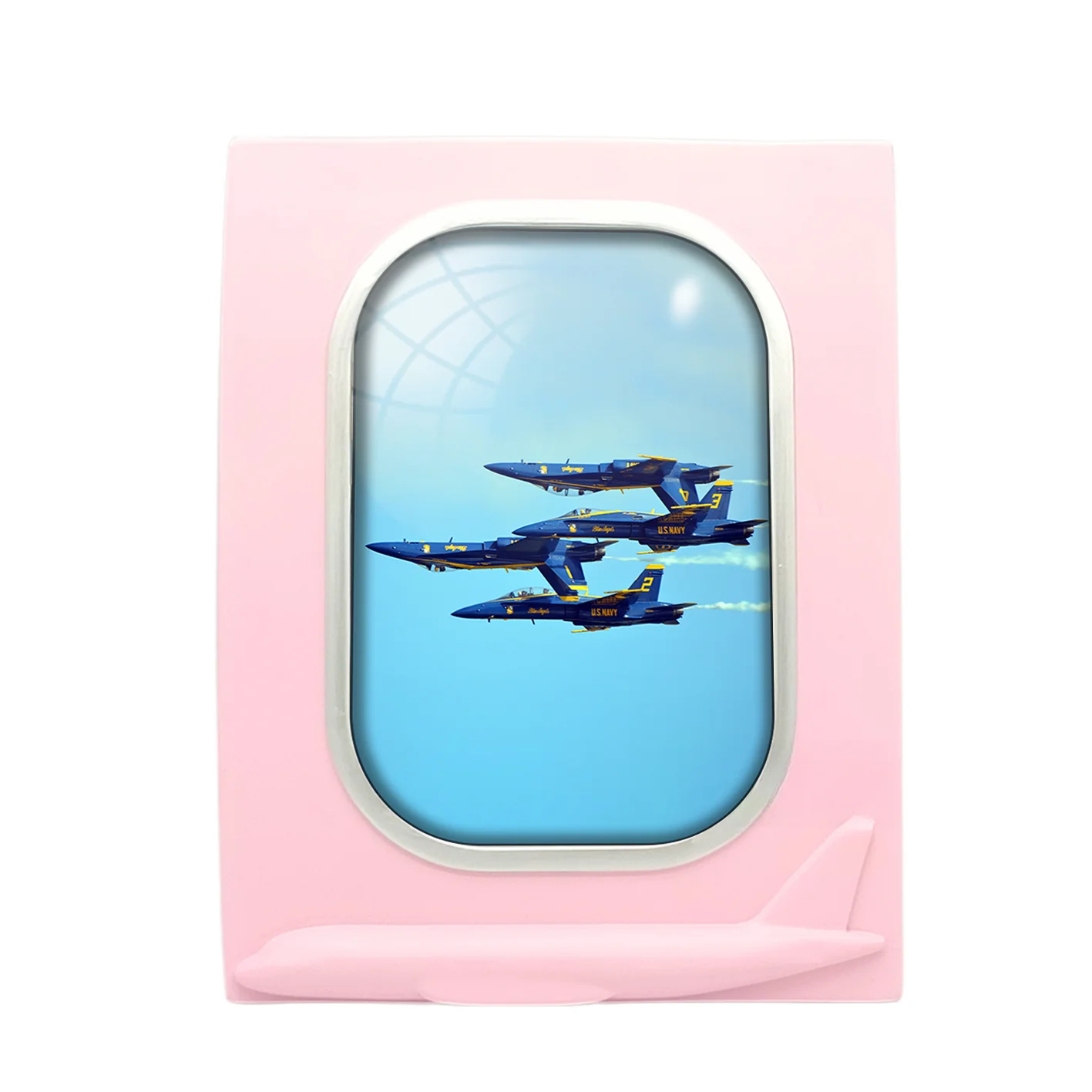 US Navy Blue Angels Designed Airplane Window Photo Frame - Image 3