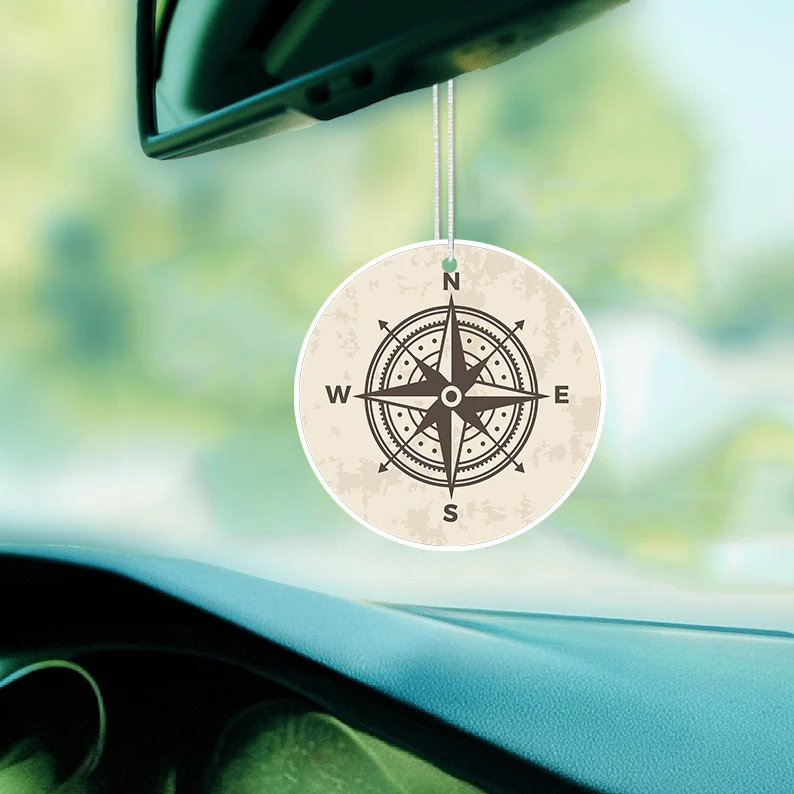 Vintage Designed Compass Designed Car Air Fresheners