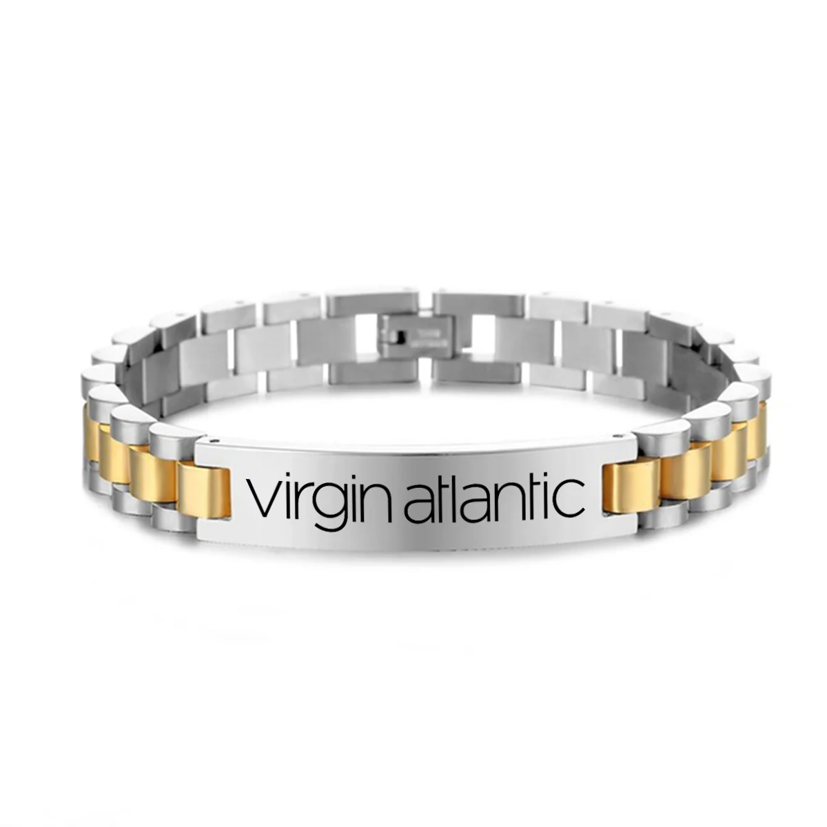 Virgin Atlantic- Airlines Designed Stainless Steel Chain Bracelets - Image 3