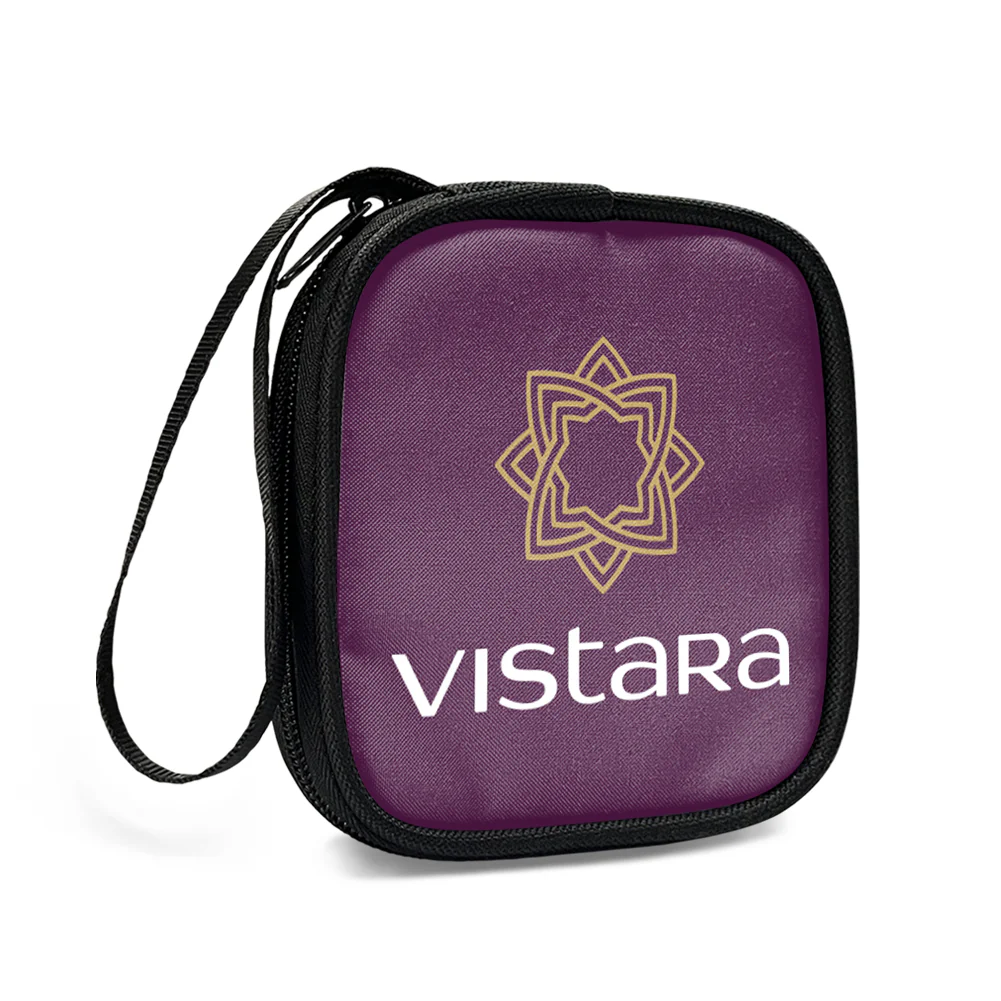 Vistara Airlines Designed Portable Headphone Bag - Image 3