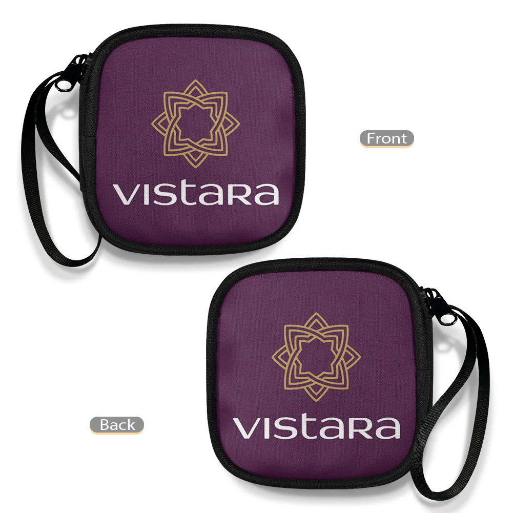 Vistara Airlines Designed Portable Headphone Bag - Image 4