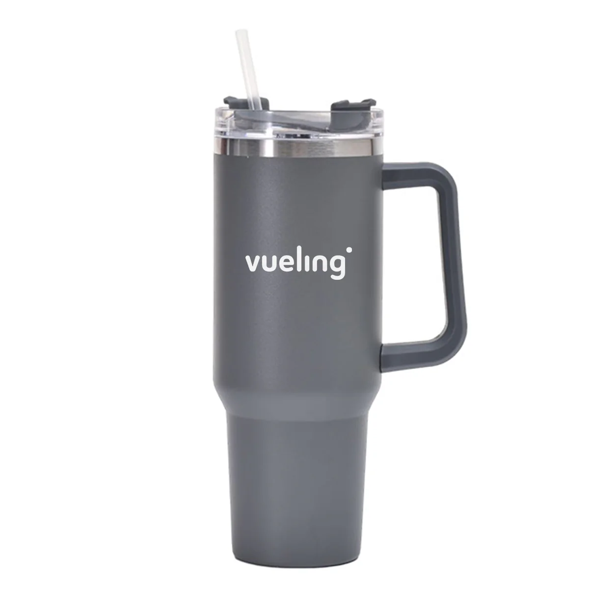 Vueling Airlines Designed 40oz Stainless Steel Car Mug With Holder - Image 20