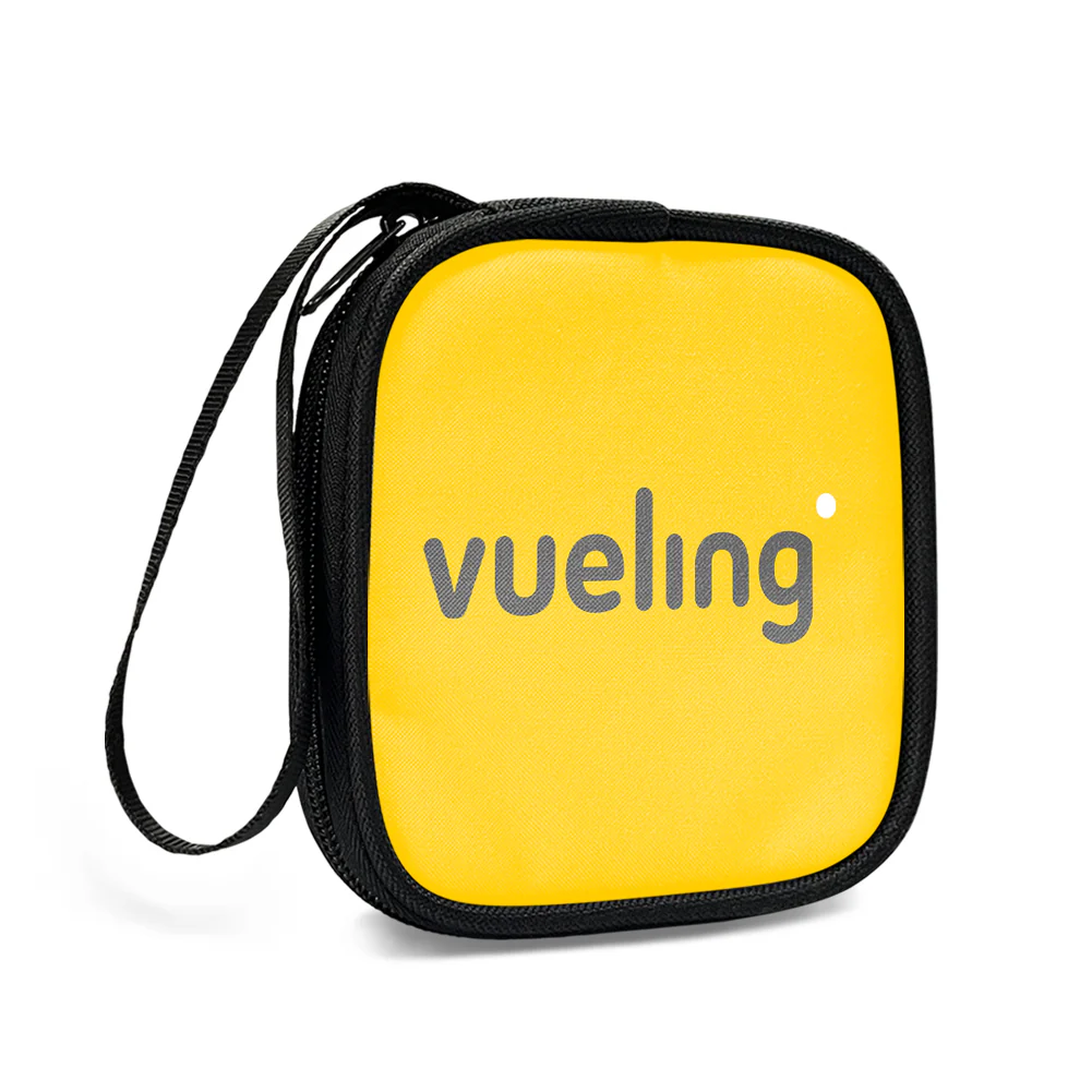 Vueling Airlines Designed Portable Headphone Bag - Image 3