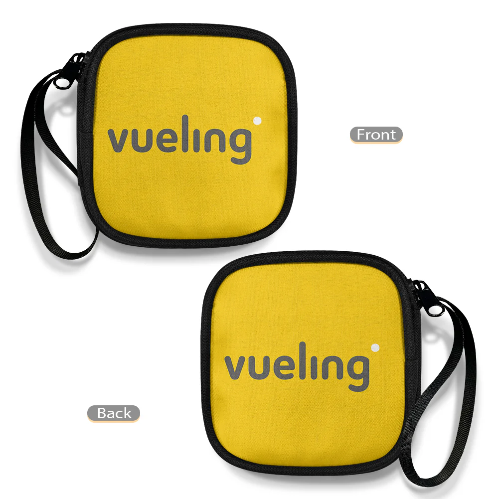Vueling Airlines Designed Portable Headphone Bag - Image 4