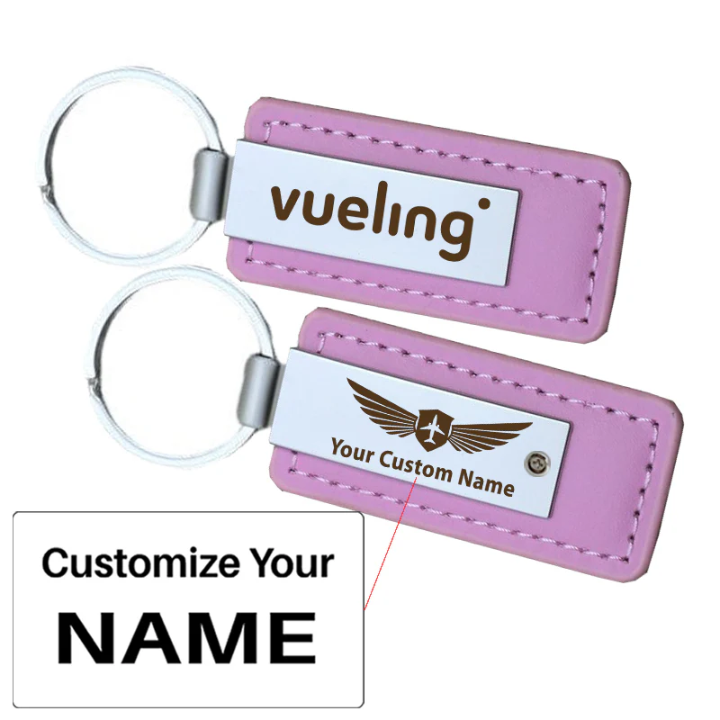 Vueling Airlines Faux Leather Key Chains - Image 5
