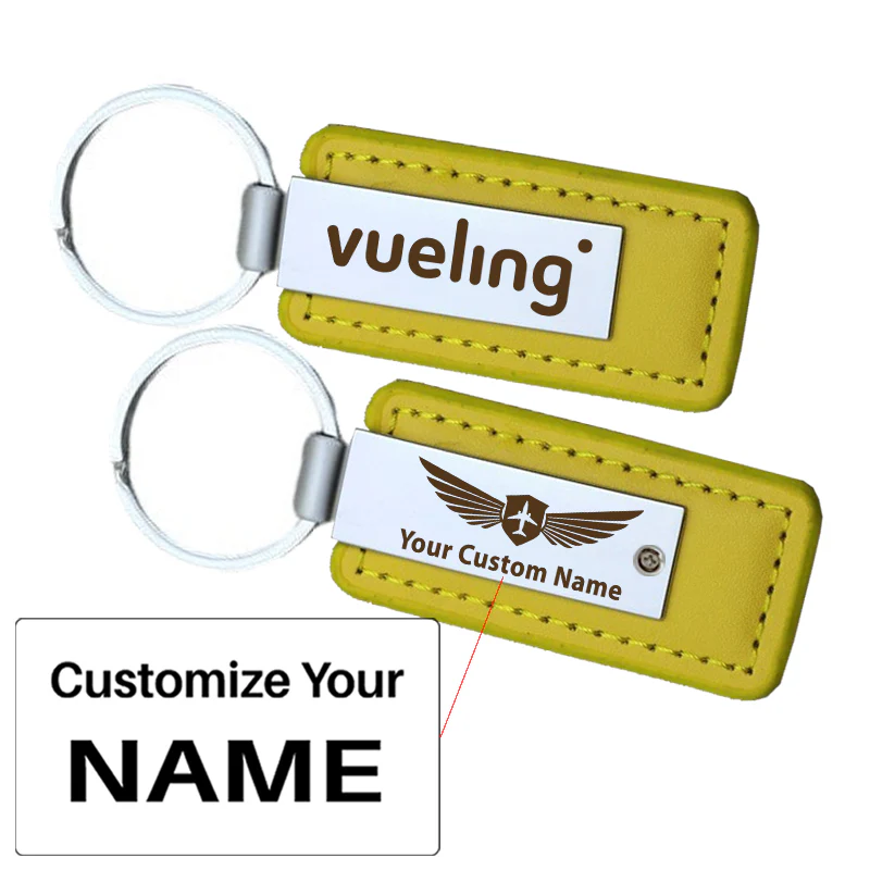 Vueling Airlines Faux Leather Key Chains - Image 9