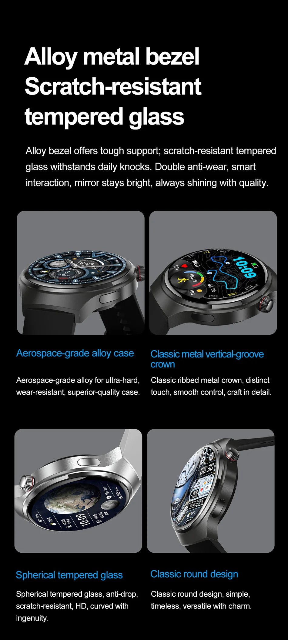 WATCH GT4 Smart Watch: Unisex Design with 360*360 HD Screen, 150+ Sports Modes & Bluetooth Calling - Image 11