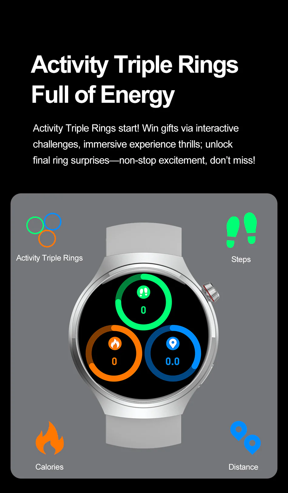 WATCH GT4 Smart Watch: Unisex Design with 360*360 HD Screen, 150+ Sports Modes & Bluetooth Calling - Image 12