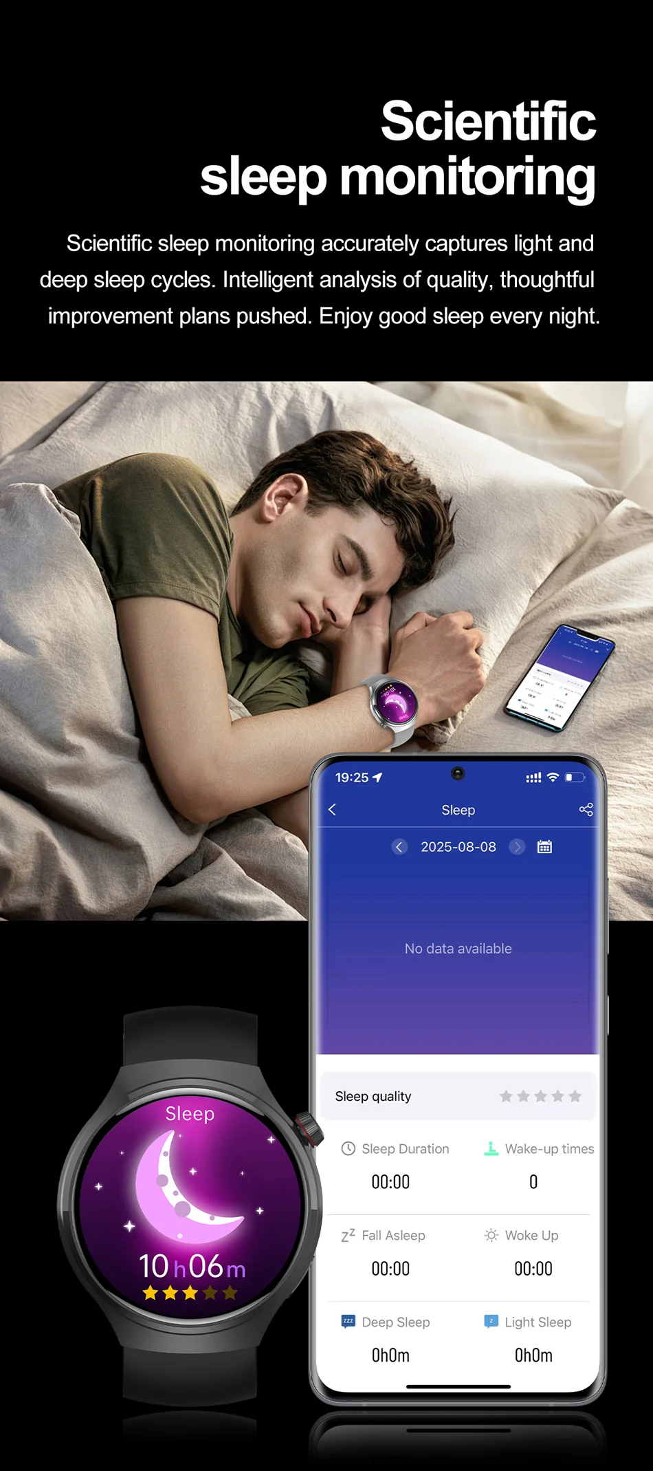 WATCH GT4 Smart Watch: Unisex Design with 360*360 HD Screen, 150+ Sports Modes & Bluetooth Calling - Image 22