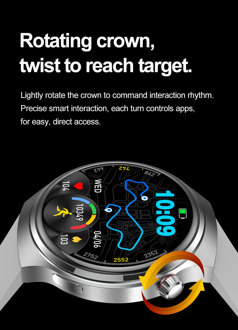 WATCH GT4 Smart Watch: Unisex Design with 360*360 HD Screen, 150+ Sports Modes & Bluetooth Calling - Image 25