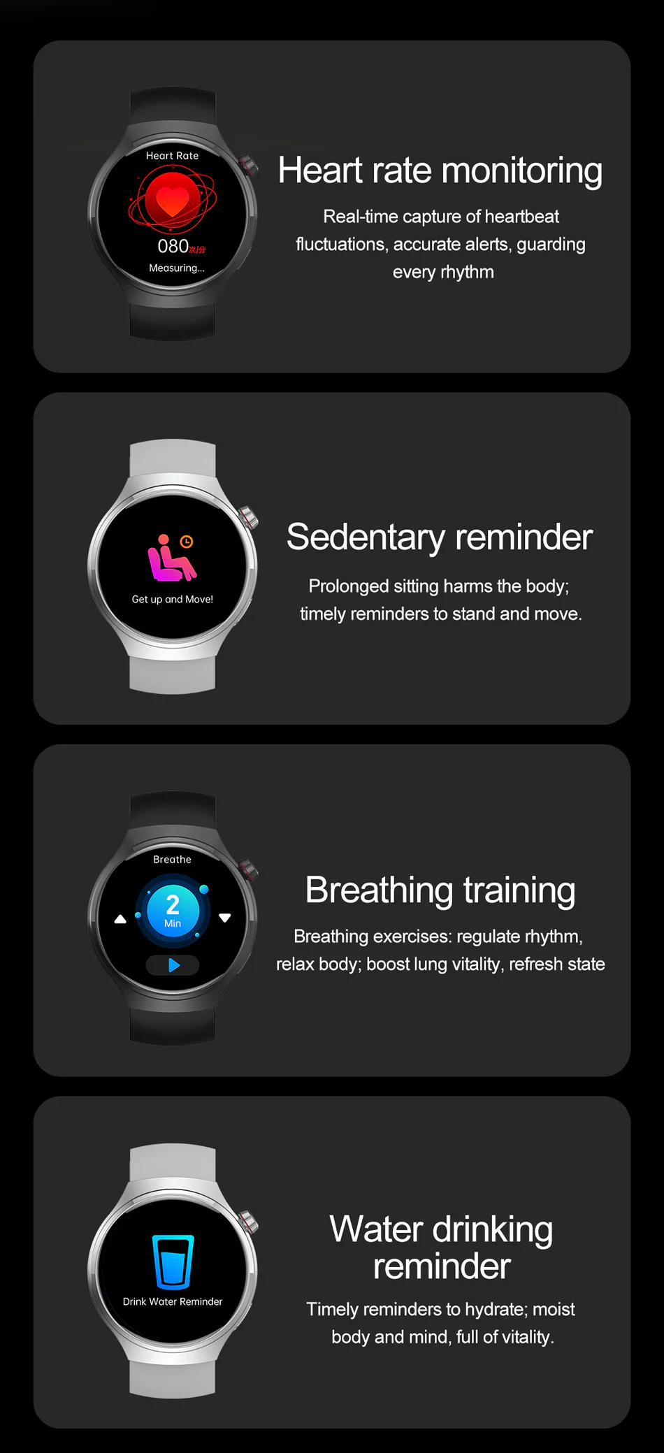 WATCH GT4 Smart Watch: Unisex Design with 360*360 HD Screen, 150+ Sports Modes & Bluetooth Calling - Image 31