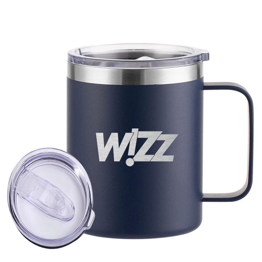 Wizz Airlines Designed Stainless Steel Laser Engraved Mugs - Image 4